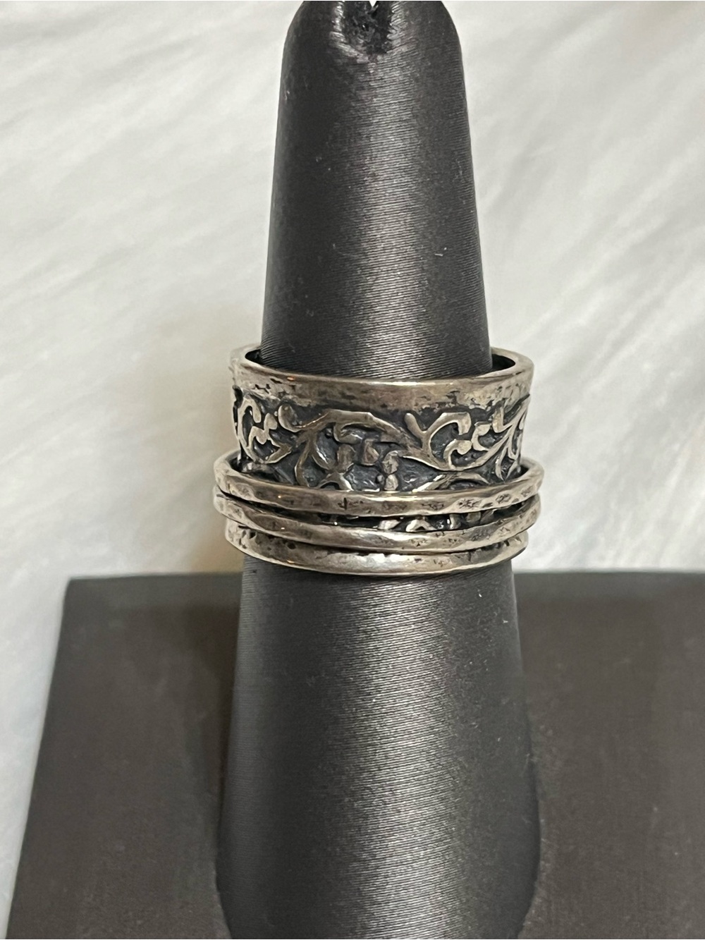 Sterling Didae Israel Spinner Ring